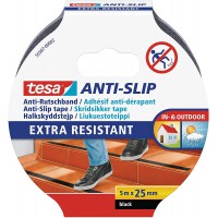 Tesa Adhesif Antiderapant - Ruban Adhesif Antiderapant pour les Sols Interieurs et Exterieurs - Ideal pour les Escaliers et les 