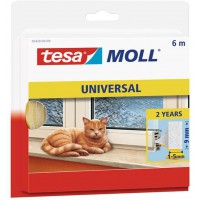Tesamoll Universal Portes et Fenetres - Joint D'Isolation Thermique Adhesif en Mousse - Peut aŠtre Utilise Comme Anti-Bruit - Co