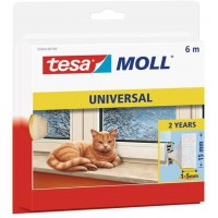 Tesamoll Universal Portes et Fenetres - Joint D'Isolation Thermique Adhesif en Mousse - Peut aŠtre Utilise Comme Anti-Bruit - Co