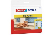 Tesamoll Universal Portes et Fenetres - Joint D'Isolation Thermique Adhesif en Mousse - Peut aŠtre Utilise Comme Anti-Bruit - Co