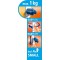 Tesa Powerstrips Languettes Amovibles SMALL - Fixation Extra Forte - Languettes Adhesives pour Surfaces Lisses - Soutient un Poi