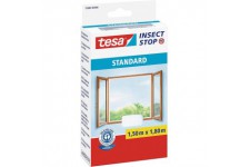 Tesa Insect Stop Auto-Agrippant STANDARD pour Fenetres - Filet Anti-Moustiques Adhesif - Decoupable a  la Dimension Souhaitee - 