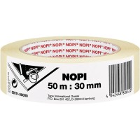 NOPI Maler-ruban adhesif de masquage-lot de 2 tour, 2 x 50 m, 30 mm, 55551-00000-00
