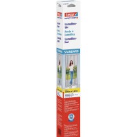 Tesa Insect Stop Lamella STANDARD pour Portes - Rideau 4 Parties de Filets Anti-Moustiques avec Bandes Auto-Agrippantes - Sans P