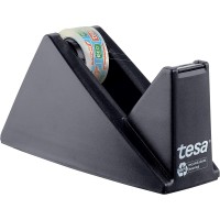 Tesa Devidoir de ruban Adhesif Easy Cut Economy de Table avec ecoLogo + Rouleau - Derouleur de Bureau ecologique - Technologie A