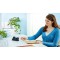 Tesa Devidoir de ruban Adhesif Easy Cut Economy de Table avec ecoLogo + Rouleau - Derouleur de Bureau ecologique - Technologie A
