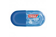 tesa ecoLogo mini ruban correcteur jetable, 5 mm x 6 m, bleu