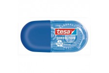 tesa ecoLogo mini ruban correcteur jetable, 5 mm x 6 m, bleu