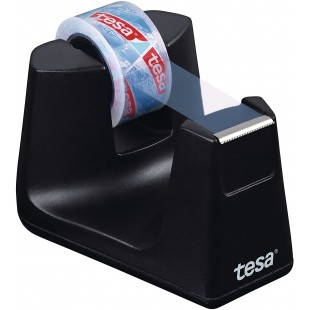 Tesa Easy Cut Smart Devidoir de Ruban Adhesif de Table - Derouleur Compact de Table avec Technologie Antiderapante Stop Pad - 1 