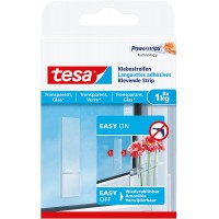 Tesa 77733-00-00 Lot de 8 Languettes adhesives 1 Kg, Transparent