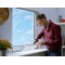 Tesa Powerbond Adhesif Double Face de Fixation Quasi Invisible - Ruban Adhesif de Fixation Murale pour Verre et Surfaces Transpa
