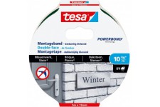 Tesa Powerbond Adhesif Double Face de Fixation Pour Brique et Pierre 10 kg / Metre* - Ruban Adhesif de Fixation Murale pour Inte