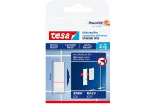 Tesa Languettes Adhesives pour Carrelage & Metal 2kg - Languettes Adhesives pour Surfaces Pleines et Lisses - Peut tenir jusqu'a