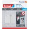Tesa Clou Adhesif pour Papier Peint & Platre 0,5 kg - Paquet de 2 Clous Adhesifs et 6 Languettes Adhesives