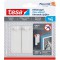 Tesa Clou Adhesif pour Papier Peint & Platre 1kg - Paquet de 2 Clous Adhesifs et 6 Languettes Adhesives