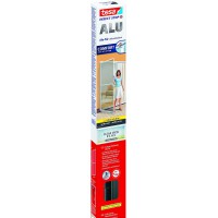 Tesa Insect Stop Cadres ALU COMFORT pour Portes - Moustiquaire avec Cadre en Aluminium pour Portes-fenetres & Clear View - Anthr