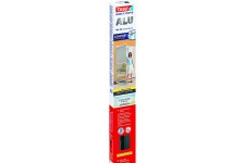 Tesa Insect Stop Cadres ALU COMFORT pour Portes - Moustiquaire avec Cadre en Aluminium pour Portes-fenetres & Clear View - Anthr