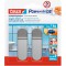Tesa Powerstrips Crochets Amovibles MaˆTAL - Fixation Extra Forte - Crochet Adhesif pour Verre, Carrelage, Bois, Plastique et au