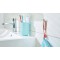 Tesa Powerstrips Crochets Amovibles MaˆTAL - Fixation Extra Forte - Crochet Adhesif pour Verre, Carrelage, Bois, Plastique et au