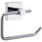 tesa Ekkro Derouleur Papier Toilette, finition brillante Metal Chrome, adhesif, technologie sans Percer, 53 mm x 140 mm x 99 mm