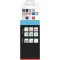 Tesa Smooz distributeur de savon, metal chrome, arrondi : distributeur mural de haute qualite avec gobelet en verre poli et supp