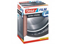 tesafilm ultra resistant, ruban adhesif premium, PVC, transparent, 10 rouleaux 60 m x 15 mm