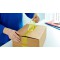 tesapack 58643 Secure and Strong - ruban d'emballage jaune avec pouvoir adhesif eleve pour un transport sur, 50m x 50mm