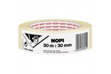 Papierabdeckband NOPI Rouleau de ruban de masquage 30 MM x 50 M beige