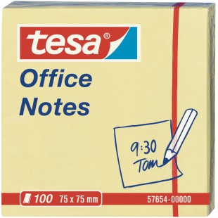 Lot de 12 : Tesa Office Bloc notes 100 feuilles 75 x 75 mm Taille L