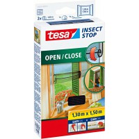 Tesa Insect Stop Hook & Loop OPEN/CLOSE Moustiquaire Enroulable pour Fenetres a  Ouvrir et Fermer - Auto-Adhesif et Auto-Agrippa