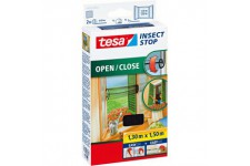 Tesa Insect Stop Hook & Loop OPEN/CLOSE Moustiquaire Enroulable pour Fenetres a  Ouvrir et Fermer - Auto-Adhesif et Auto-Agrippa