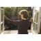 Tesa Insect Stop Hook & Loop OPEN/CLOSE Moustiquaire Enroulable pour Fenetres a  Ouvrir et Fermer - Auto-Adhesif et Auto-Agrippa
