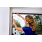 tesa Insect Stop Auto-Agrippant COMFORT pour Fenetres - Moustiquaire avec Ruban Auto Agrippant - Filet Anti-Moustique - Anthraci