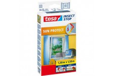 Tesa Insect Stop Hook & Loop SUN PROTECT Moustiquaire pour Fenetres avec Protection Solaire - Avec Bande Scratch Auto-Adhesive -