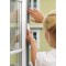 Tesa Insect Stop COMFORT pour Porte-Fenetres - Moustiquaire avec Ruban Auto Agrippant - Filet Anti-Moustique - Anthracite, 170 c