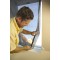 Tesa Insect Stop SUN PROTECT Moustiquaire pour Fenetre de Toit - Toile Anti-Insectes pour Lucarne avec Protection Solaire - Sans