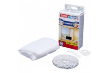 Tesa Insect Stop COMFORT pour Porte-Fenetres - Moustiquaire avec Ruban Auto Agrippant - Filet Anti-Moustique - Blanc, 170 cm x 1