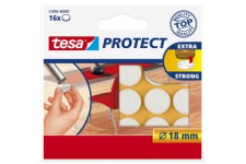 Tesa Protect Feutres Anti-Rayures - Patins Feutre Autocollants pour une Protection contre les Rayures des Sols et Surfaces - Dis