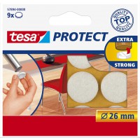 Tesa 578940000001 Rondelle Feutre Anti rayure rond Diametre 26 mm Blanc