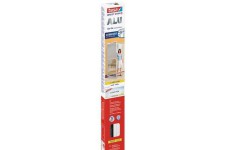 Tesa Insect Stop Cadres ALU COMFORT pour Portes - Moustiquaire avec Cadre en Aluminium pour Portes-fenetres & Clear View - Blanc