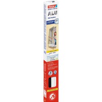 tesa Insect Stop Cadre ALU COMFORT pour Fenetres - Cadre en Aluminium pour Fenetres avec Moustiquaire - Toile Clear View - Sans 