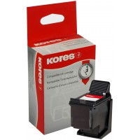 Kores - cartouches d'encre hp rechargees C8765EE, noir
