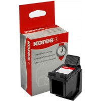 Kores cartouches d'encre recharg?es pour hp CC654AE, noir