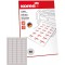 Kores Etiquettes universelles 4,85 x 2,54 cm 25 feuilles A4 Blanc