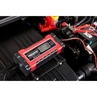 158001 Chargeur de Batterie Evo 4.0 6/12 V Rouge/Noir 4 A