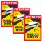 097610 Autocollant « Angle Mort » en 3 pieces