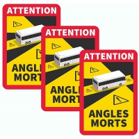 097610 Autocollant « Angle Mort » en 3 pieces