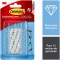 Command Crochets de Fixation, Lot de 20 Mini-Crochets et de 24 Petites Bandes Adhesives, Transparent - Crochets pour la Decorati