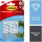 Command Crochets Ovales Moyens Transparents, 2 Crochets 4 Languettes, 900 g