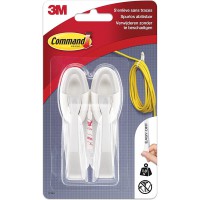 Command Organiseur de Cables, 2 Crochets Moyens 2 Languettes Moyennes, 1 kg